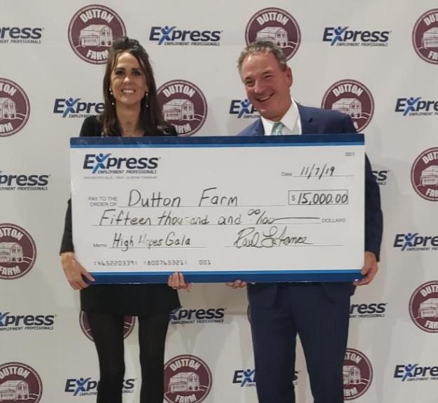 Dutton Farms and Express Employment - Paul LaFrance Jenny Brown